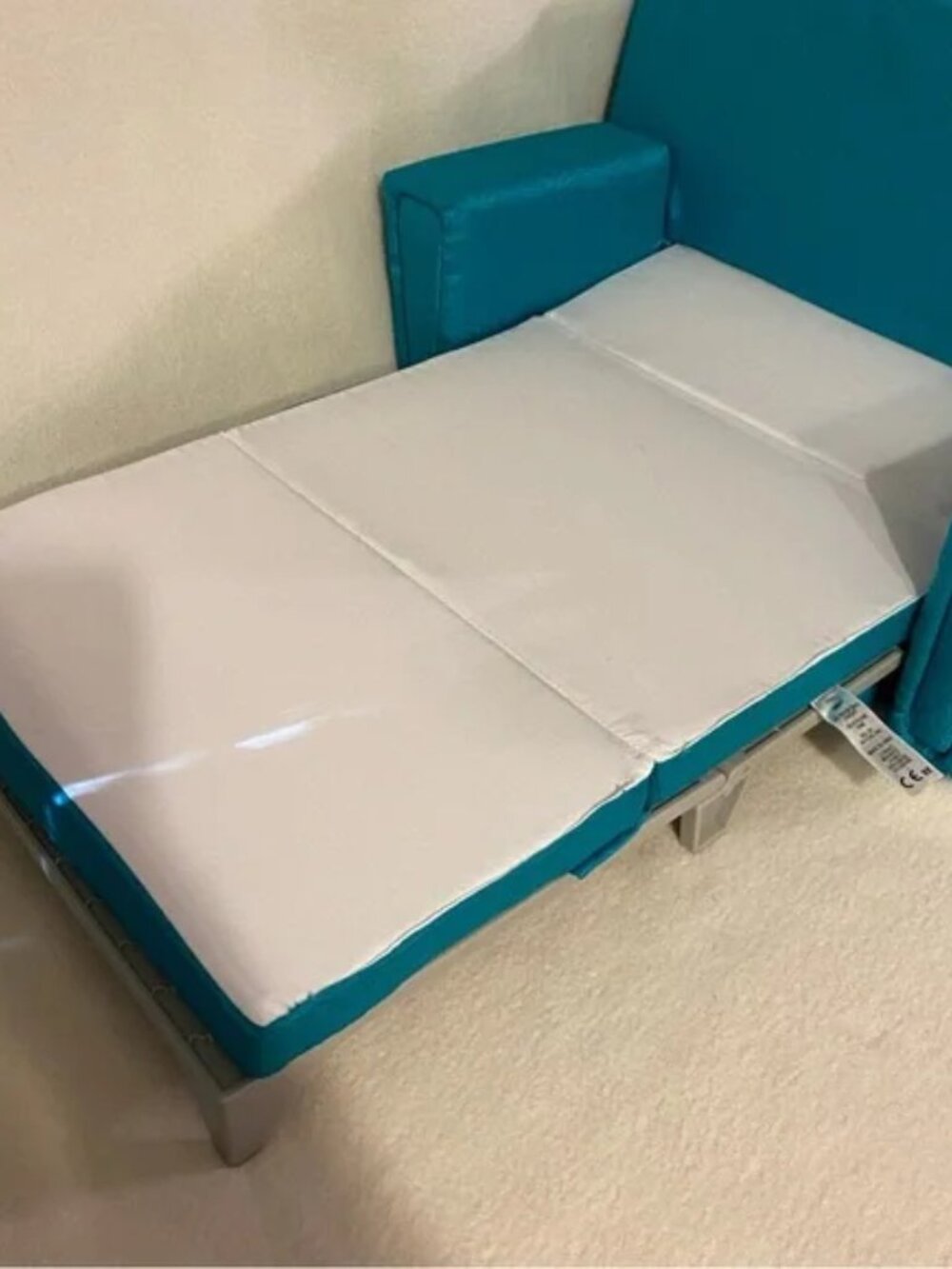 American Girl 18" doll Maryellen's teal sofa couch sleeper bed RETIRED - Picture 8 of 14